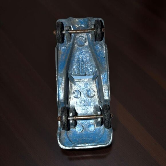 Vintage 1960 Tootsie-Toy 1939 Blue Mercedes Benz Coupe Diecast Car - Picture 5 of 10